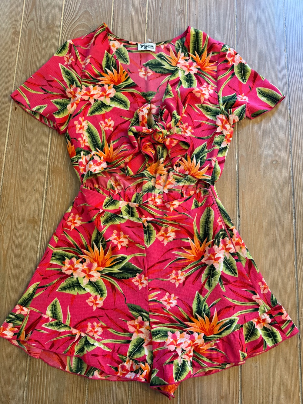 Show Me your MuMu Floral One-Piece Romper